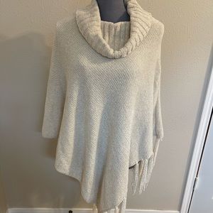 Britts Knits Cowl-neck Chenille Poncho (One Size Fits Most)